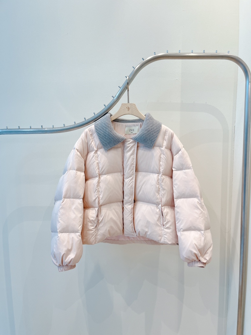 OVE韓國代購㊣女裝新品真品熱賣職業時尚人氣25秋冬休閑夾克OVE夾克圖色2