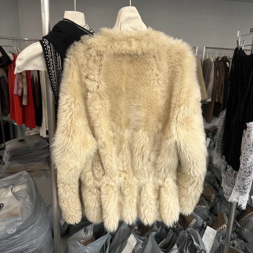 DOUBLE STANDARD/LE SMOKING/MAISONSTAFF東大門㊣代購女裝新品25秋冬短款大衣MAISONSTAFF短款大衣