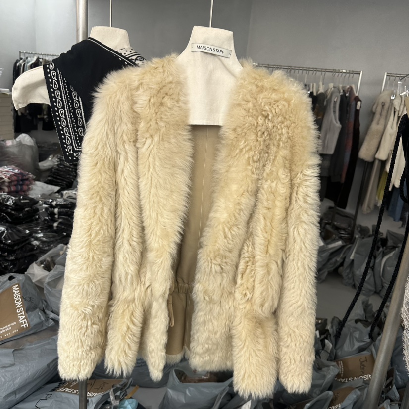 DOUBLE STANDARD/LE SMOKING/MAISONSTAFF東大門㊣代購女裝新品25秋冬短款大衣MAISONSTAFF短款大衣圖色1