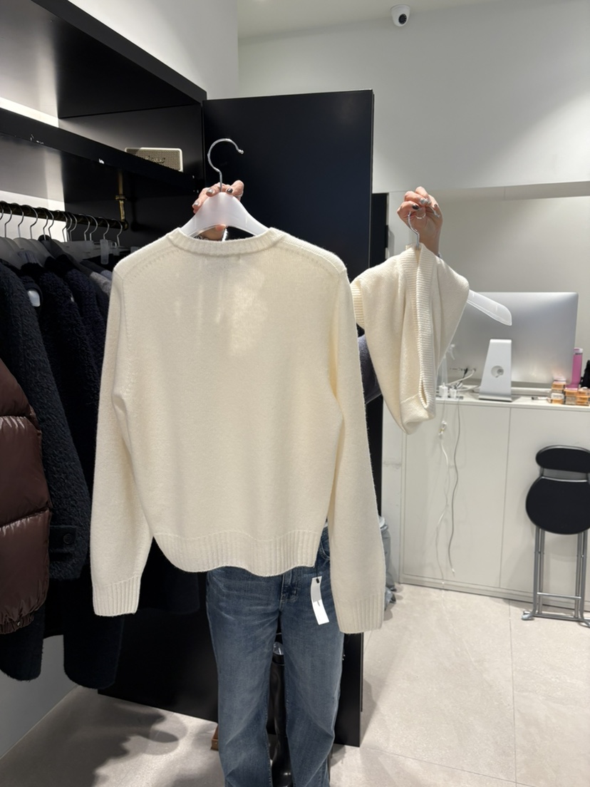 CREAM-P東大門㊣代購女裝新品職業時尚針織衫含圍巾兩件套CREAM-P針織衫