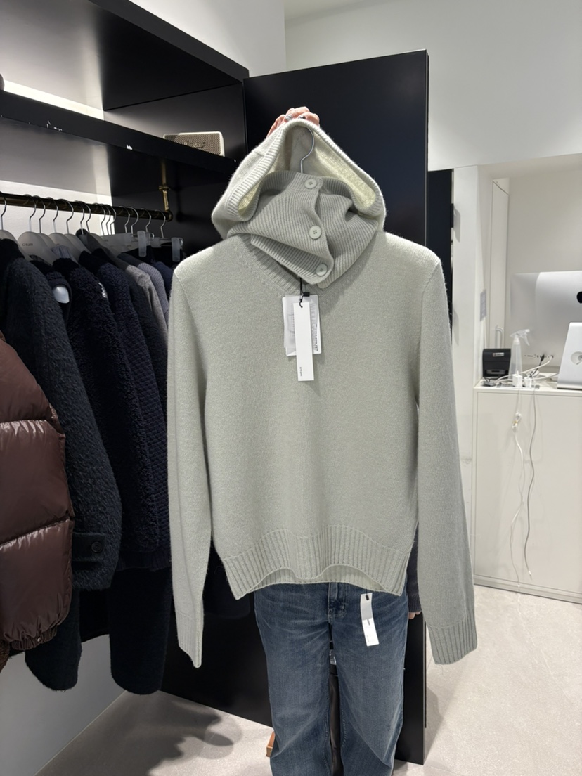 CREAM-P東大門㊣代購女裝新品職業時尚針織衫含圍巾兩件套CREAM-P針織衫圖色1