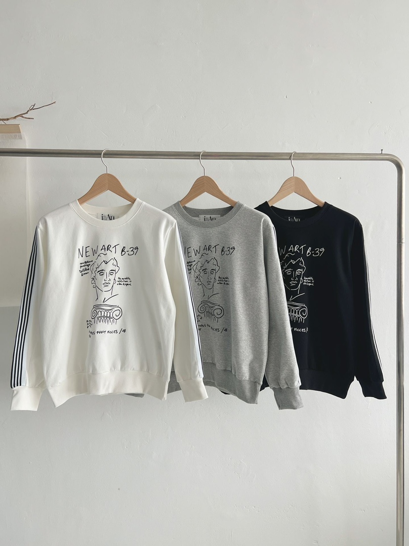 IAAN韓國直郵㊣女士新款熱賣真品時尚25秋冬推薦休閑長袖T恤iaAn長袖T恤