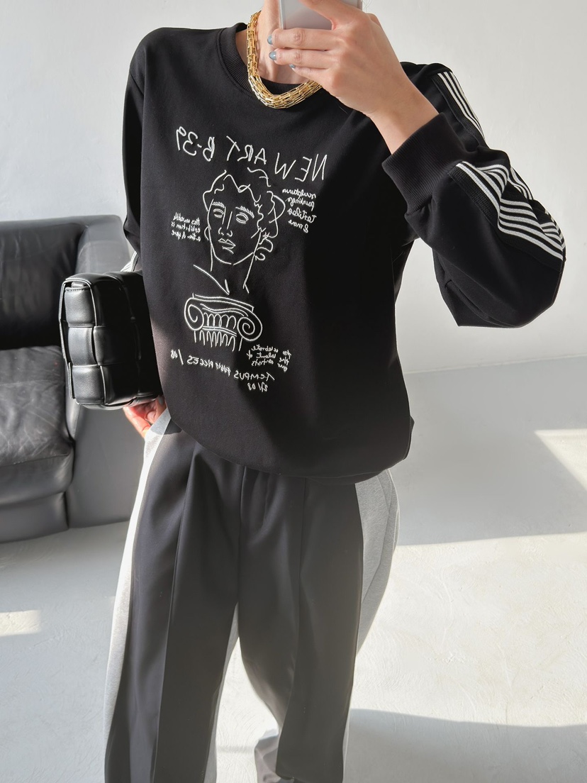 IAAN韓國直郵㊣女士新款熱賣真品時尚25秋冬推薦休閑長袖T恤iaAn長袖T恤