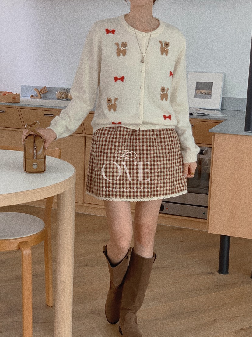 OVE韓國代購㊣女裝新款真品熱賣休閑時尚人氣職業針織衫開衫OVE針織衫