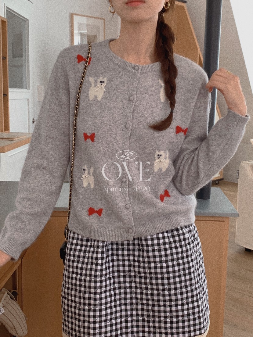 OVE韓國代購㊣女裝新款真品熱賣休閑時尚人氣職業針織衫開衫OVE針織衫