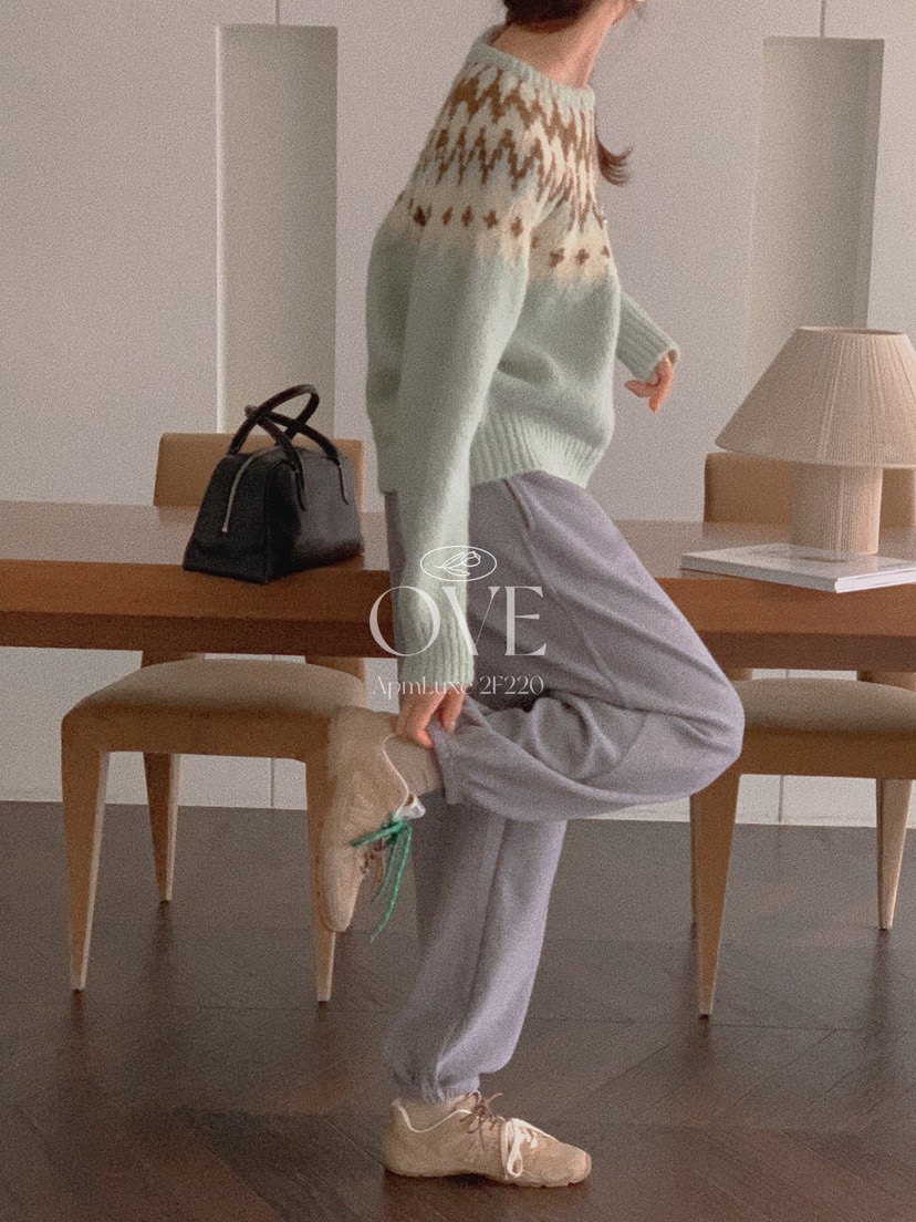 OVE韓國直郵㊣女裝新款25秋冬休閑職業熱賣推薦人氣真品毛衣OVE毛衣