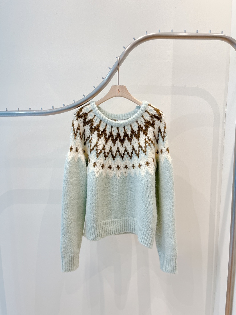 OVE韓國直郵㊣女裝新款25秋冬休閑職業熱賣推薦人氣真品毛衣OVE毛衣圖色2