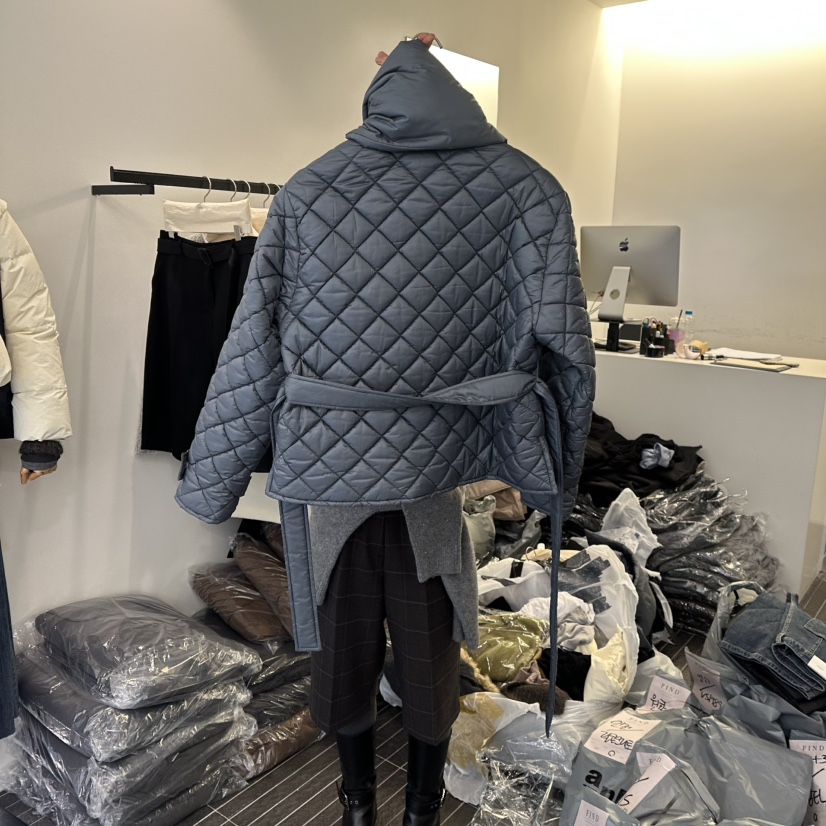 FIND-P韓國代購㊣女士新品休閑25秋冬人氣推薦短款棉服絎縫FIND-P短款棉服