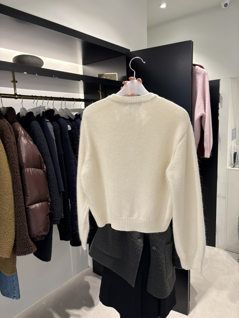 CREAM-P韓國代購㊣女裝新品人氣推薦真品針織衫羊駝開衫絨CREAM-P針織衫