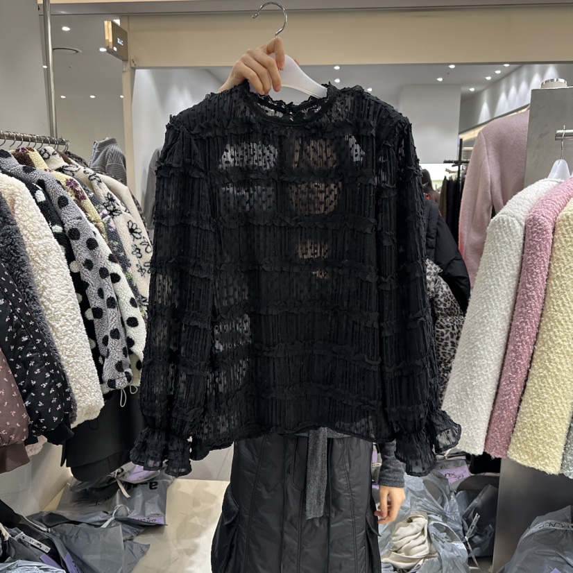 BENE韓國代購㊣女裝新品人氣推薦時尚職業真品熱賣襯衫蕾絲衫BENE襯衫/蕾絲衫圖色2