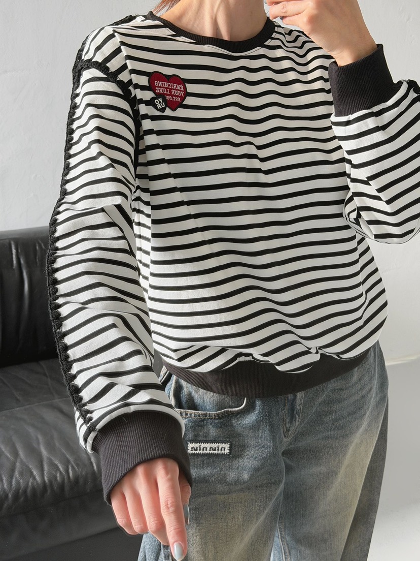 IAAN東大門㊣代購女裝新品休閑真品推薦職業熱賣時尚長袖T恤iaAn長袖T恤