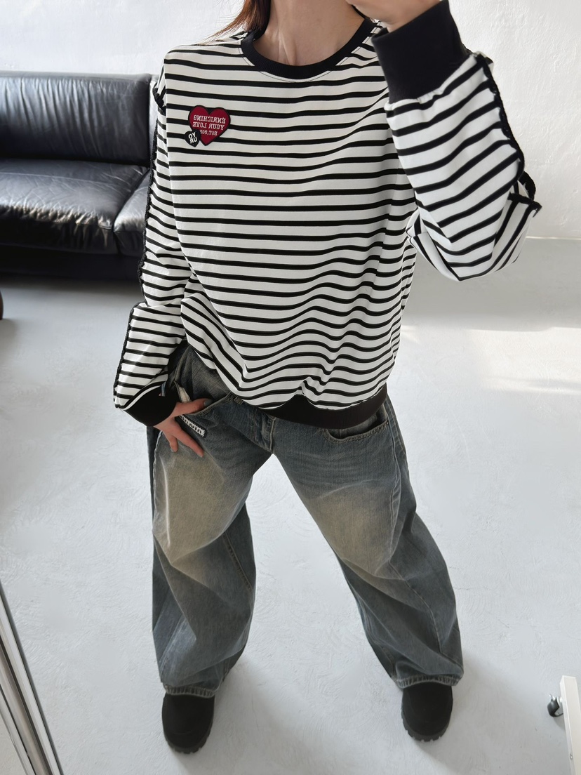 IAAN東大門㊣代購女裝新品休閑真品推薦職業熱賣時尚長袖T恤iaAn長袖T恤