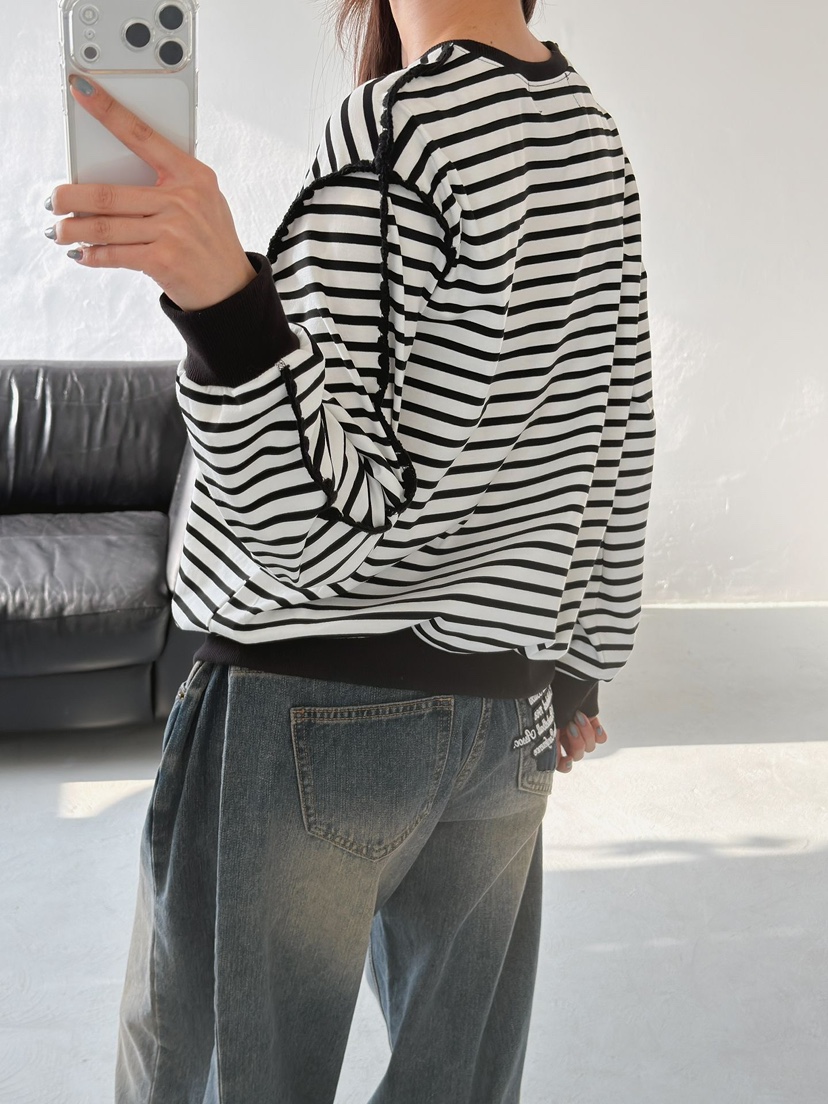 IAAN東大門㊣代購女裝新品休閑真品推薦職業熱賣時尚長袖T恤iaAn長袖T恤