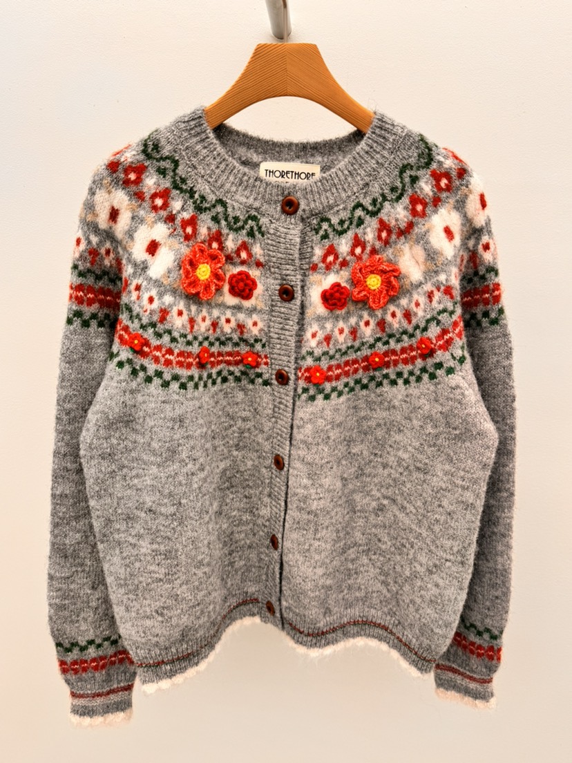 THORE韓國代購㊣女裝新款人氣推薦時尚真品職業25秋冬熱賣毛衣THORE毛衣圖色2