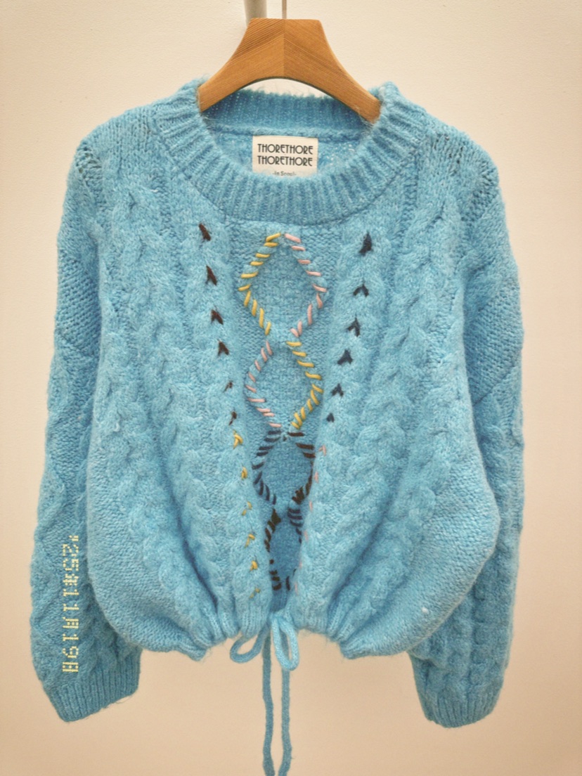 THORE東大門㊣實拍女裝新品人氣25秋冬時尚職業熱賣毛衣羊毛THORE毛衣圖色5