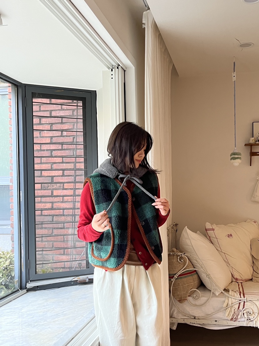 AT NOTE東大門㊣代購女士新品熱賣25秋冬休閑馬甲里外穿雙面AT NOTE馬甲