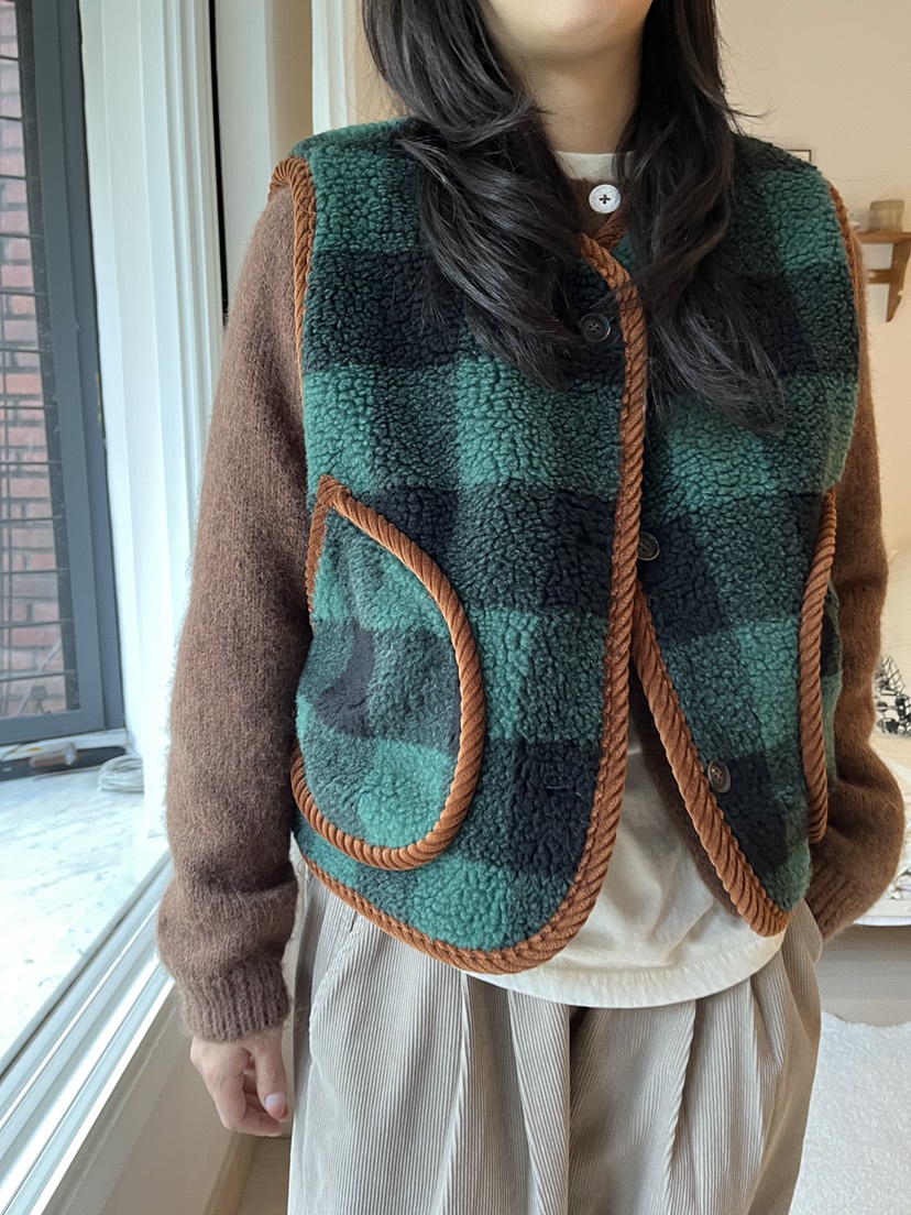 AT NOTE東大門㊣代購女士新品熱賣25秋冬休閑馬甲里外穿雙面AT NOTE馬甲