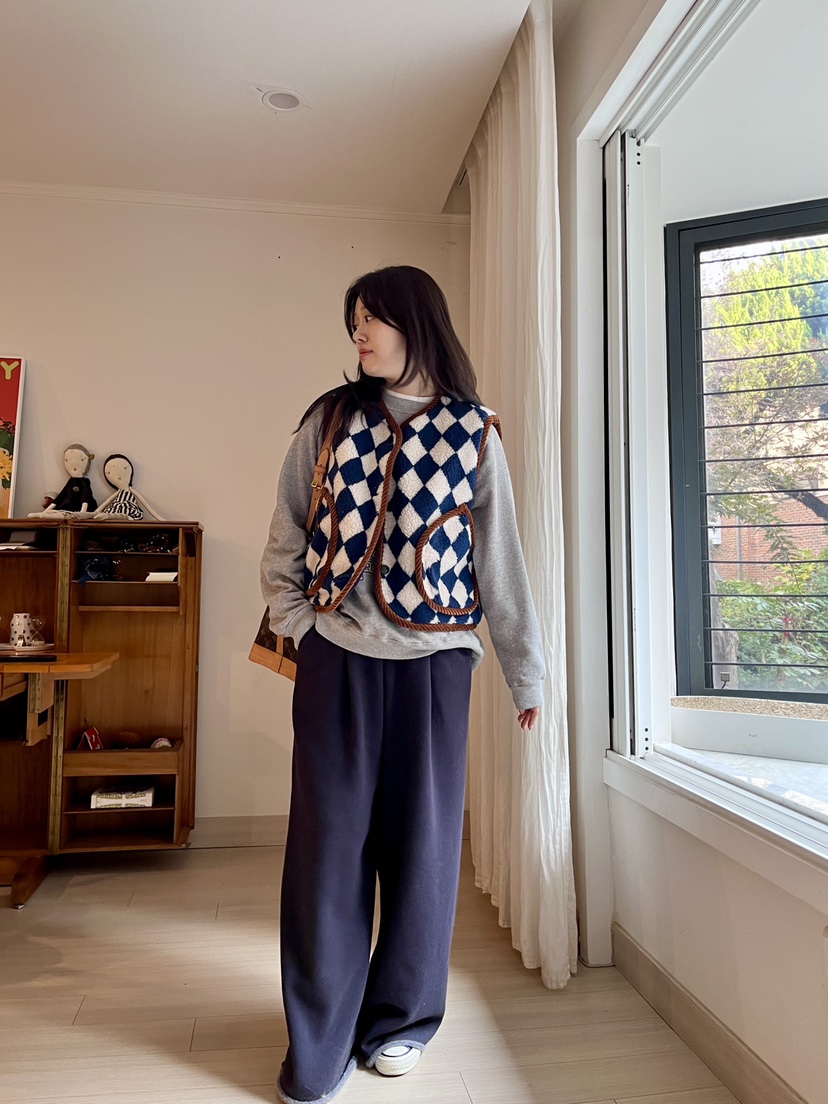 AT NOTE東大門㊣代購女士新品熱賣25秋冬休閑馬甲里外穿雙面AT NOTE馬甲