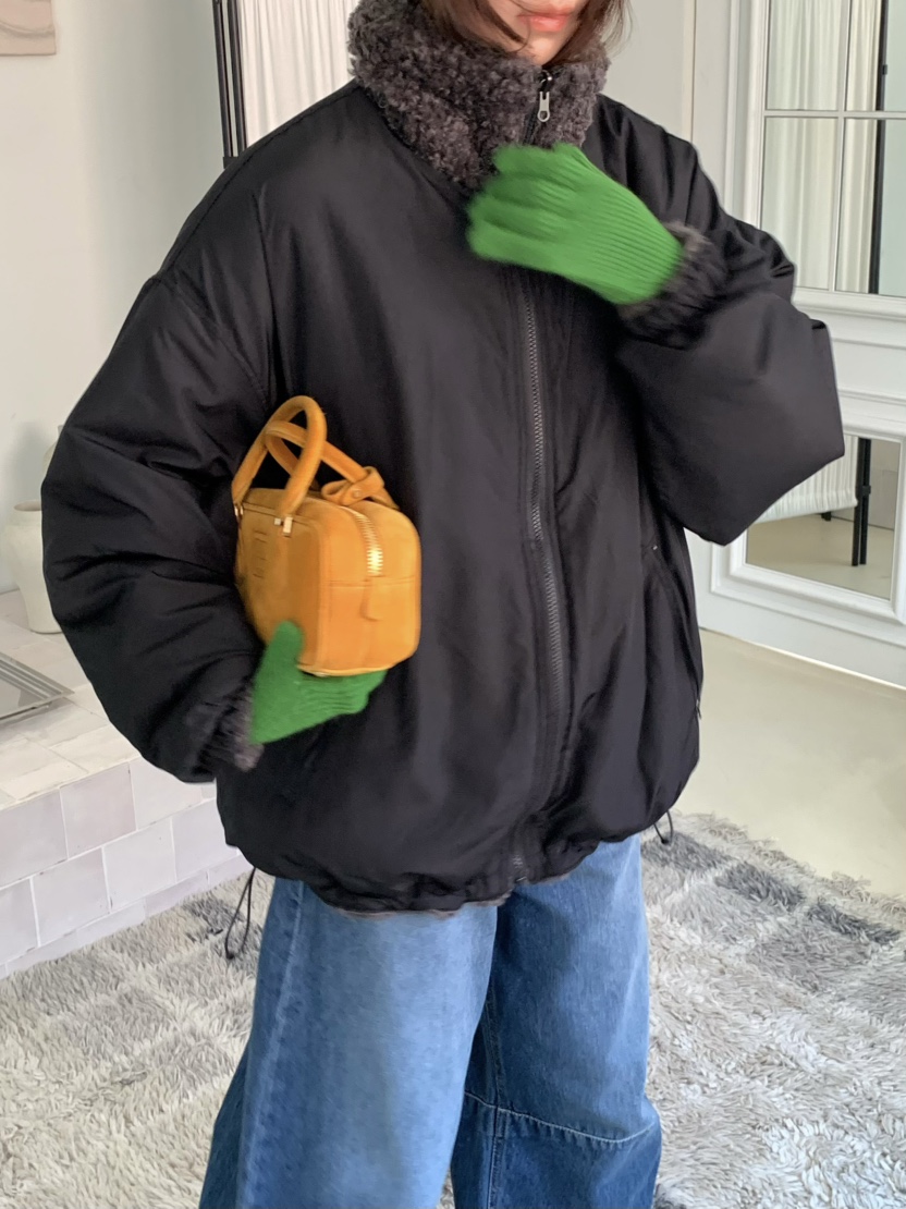 PEBBLE東大門㊣實拍女士新品職業時尚休閑25秋冬推薦夾克絨PEBBLE夾克