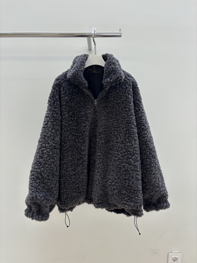 PEBBLE東大門㊣實拍女士新品職業時尚休閑25秋冬推薦夾克絨PEBBLE夾克圖色1