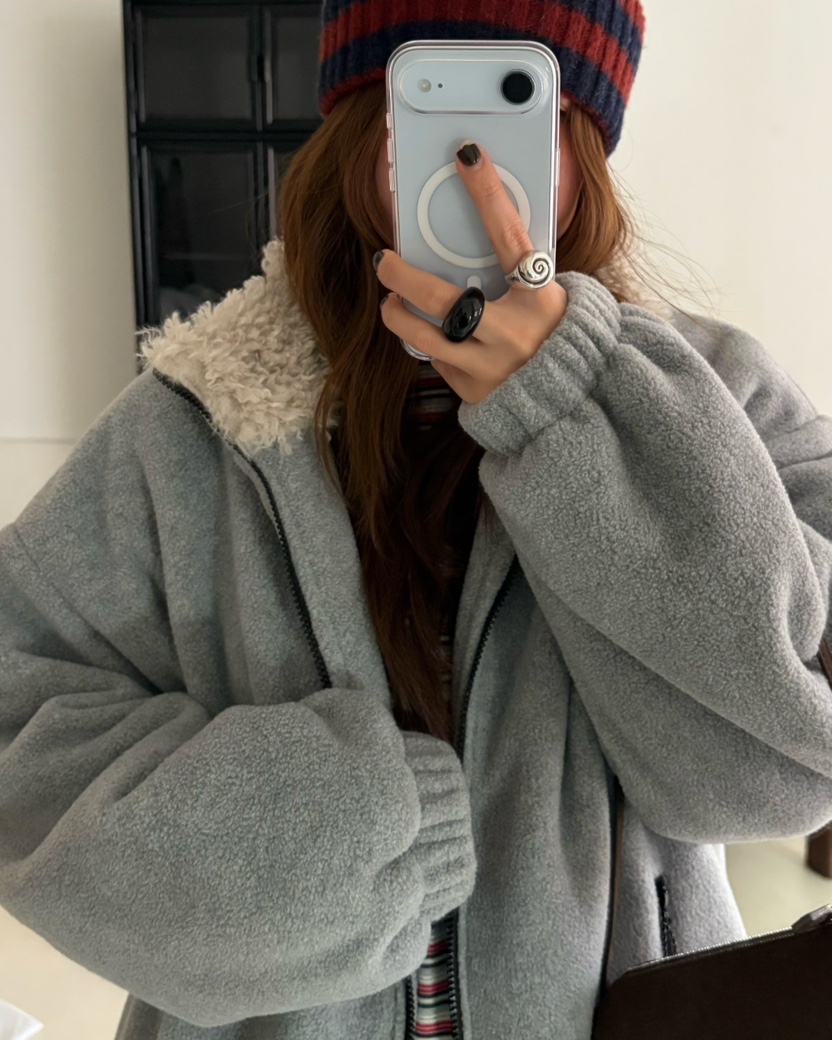 PEBBLE東大門㊣直郵女裝新款熱賣職業25秋冬真品推薦夾克羊毛PEBBLE/LAYER夾克