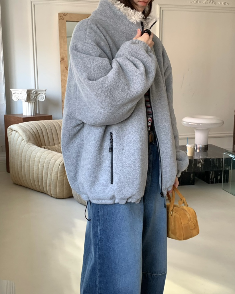 PEBBLE東大門㊣直郵女裝新款熱賣職業25秋冬真品推薦夾克羊毛PEBBLE/LAYER夾克