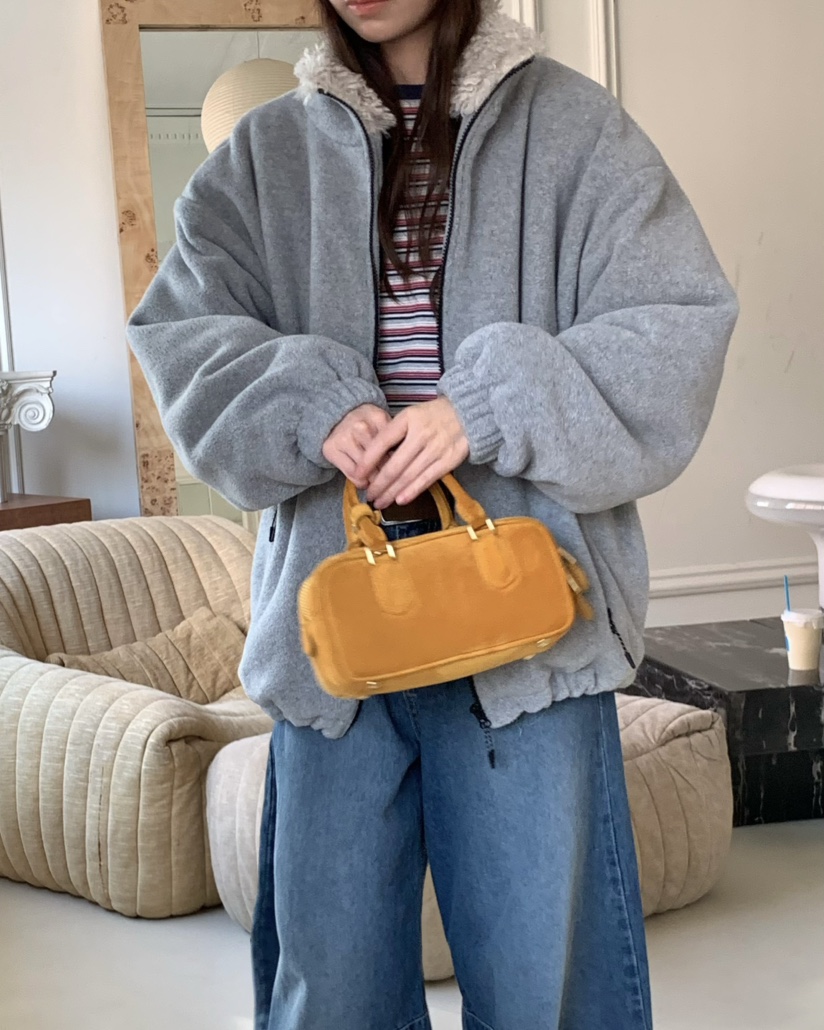 PEBBLE東大門㊣直郵女裝新款熱賣職業25秋冬真品推薦夾克羊毛PEBBLE/LAYER夾克