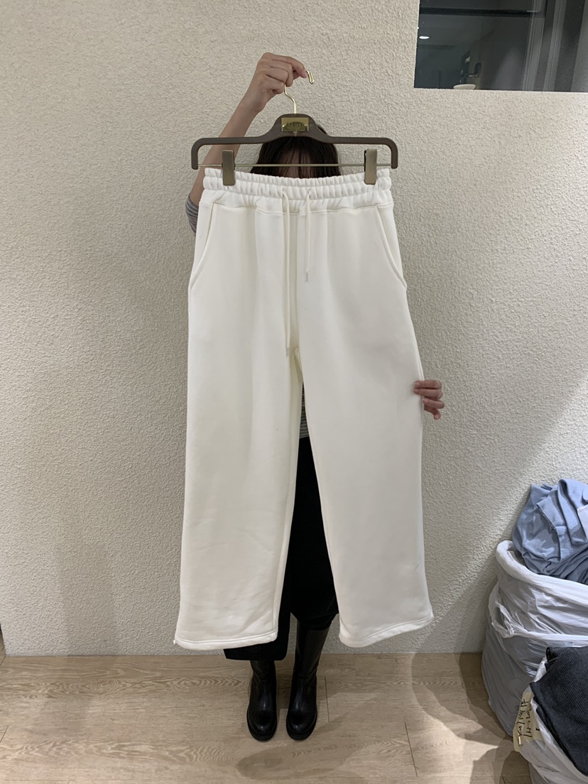 EMPTY韓國代購㊣女裝新品推薦熱賣真品職業人氣25秋冬休閑褲EMPTY休閑褲圖色1