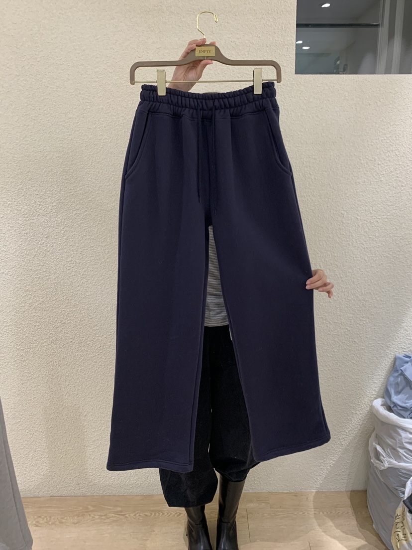 EMPTY韓國代購㊣女裝新品推薦熱賣真品職業人氣25秋冬休閑褲EMPTY休閑褲圖色3