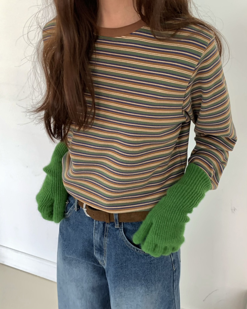 PEBBLE東大門㊣實拍女士新款真品人氣休閑熱賣推薦時尚長袖T恤PEBBLE長袖T恤