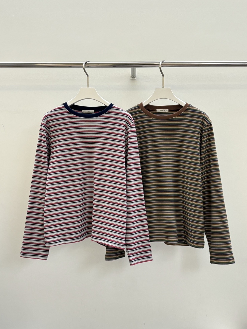 PEBBLE東大門㊣實拍女士新款真品人氣休閑熱賣推薦時尚長袖T恤PEBBLE長袖T恤