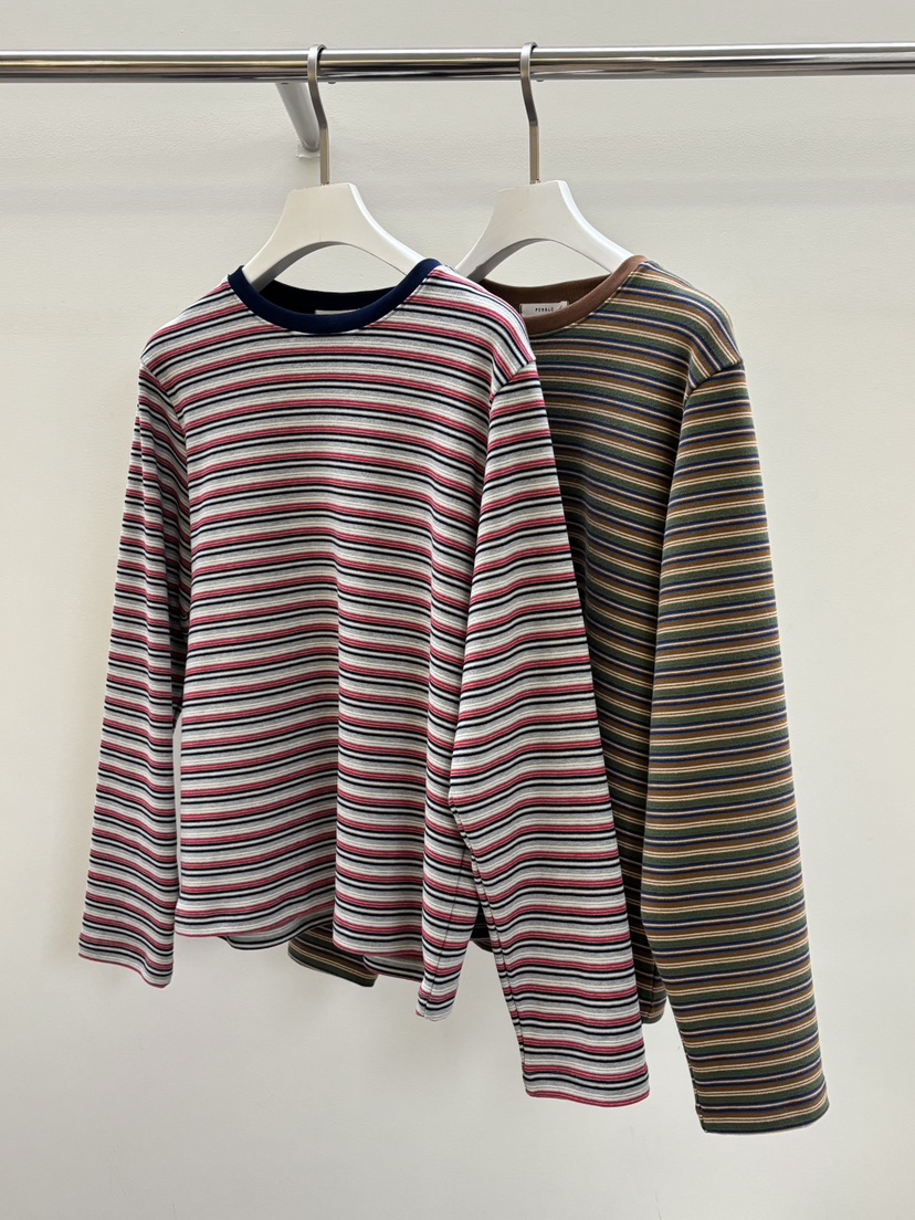 PEBBLE東大門㊣實拍女士新款真品人氣休閑熱賣推薦時尚長袖T恤PEBBLE長袖T恤