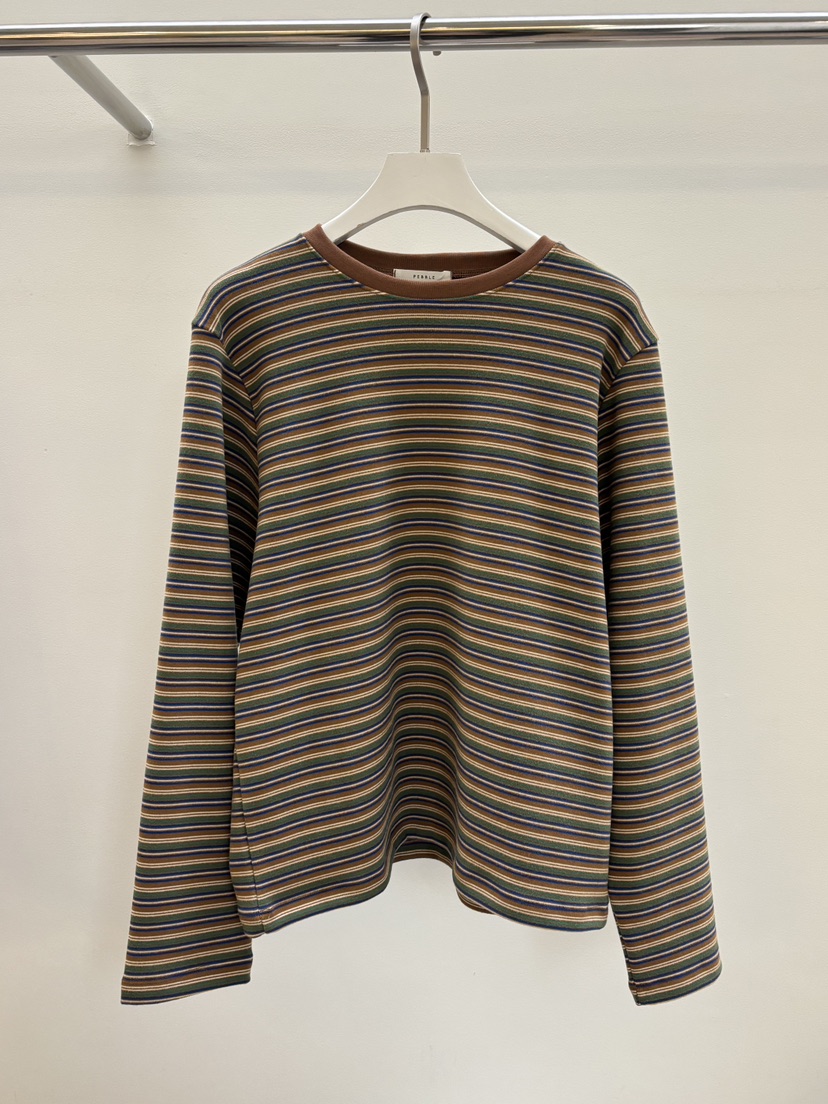 PEBBLE東大門㊣實拍女士新款真品人氣休閑熱賣推薦時尚長袖T恤PEBBLE長袖T恤圖色2