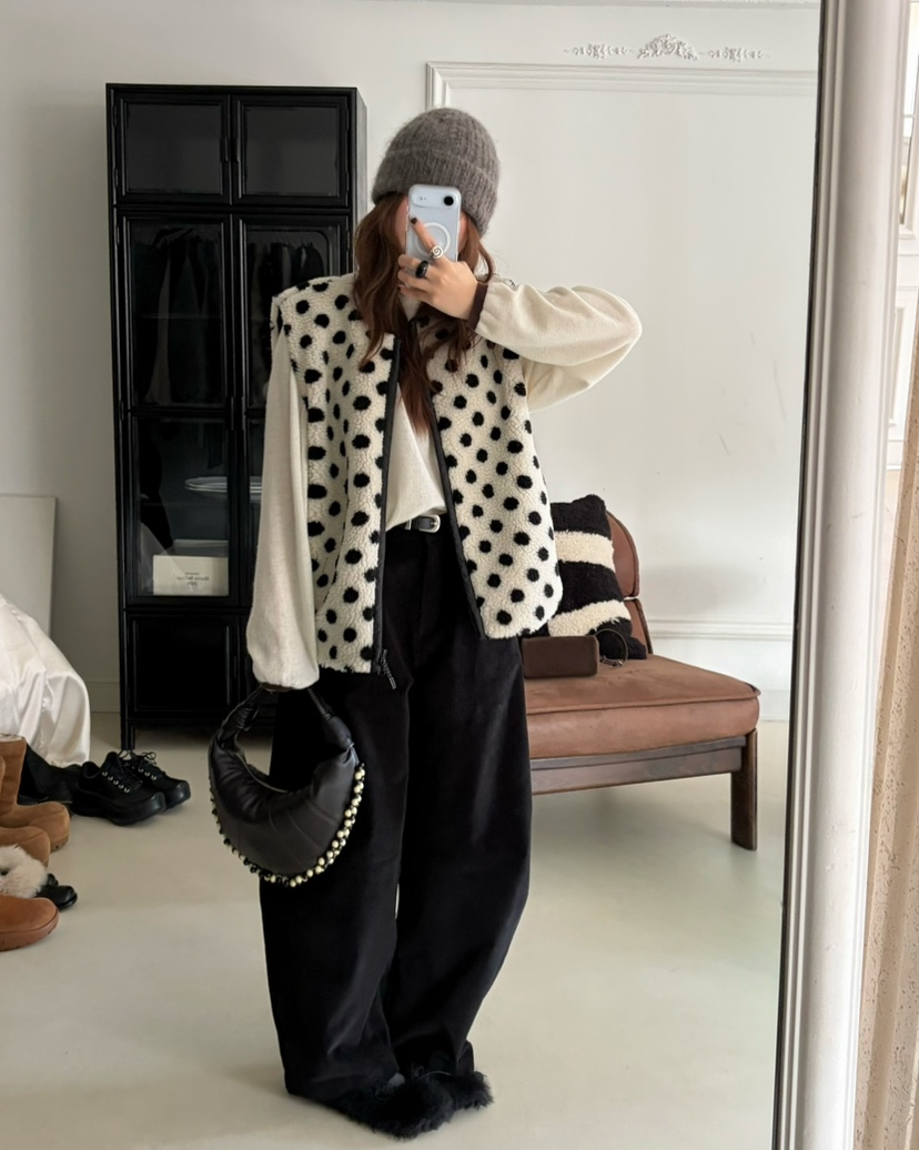 PEBBLE東大門㊣代購女裝新品休閑真品25秋冬職業熱賣時尚馬甲PEBBLE/LAYER馬甲