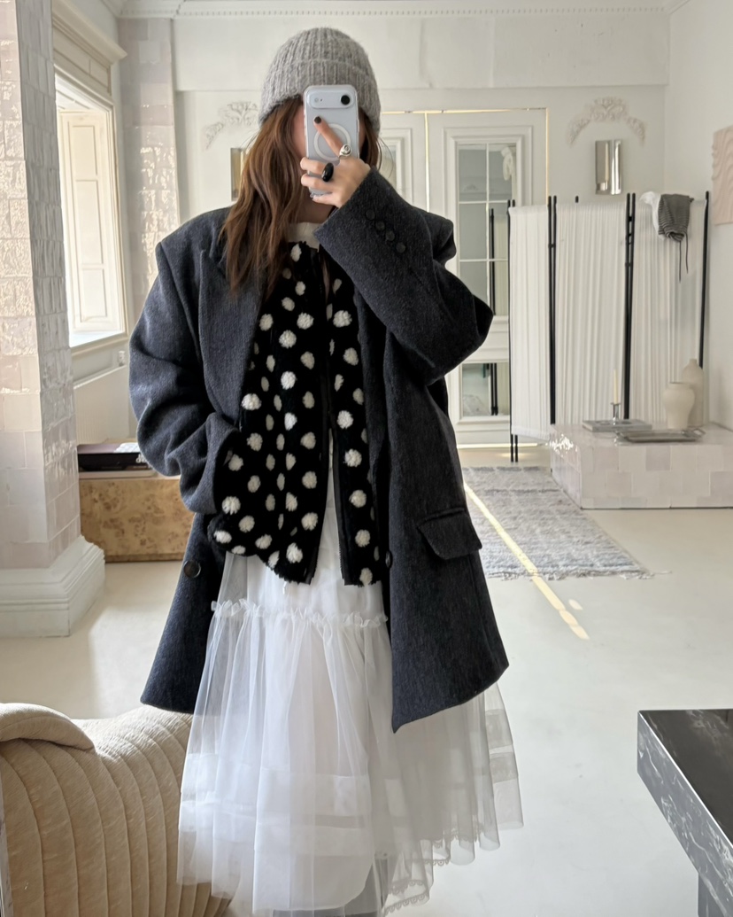 PEBBLE東大門㊣代購女裝新品休閑真品25秋冬職業熱賣時尚馬甲PEBBLE/LAYER馬甲