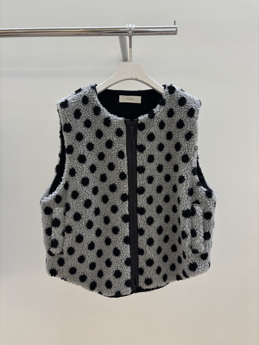 PEBBLE東大門㊣代購女裝新品休閑真品25秋冬職業熱賣時尚馬甲PEBBLE/LAYER馬甲圖色2