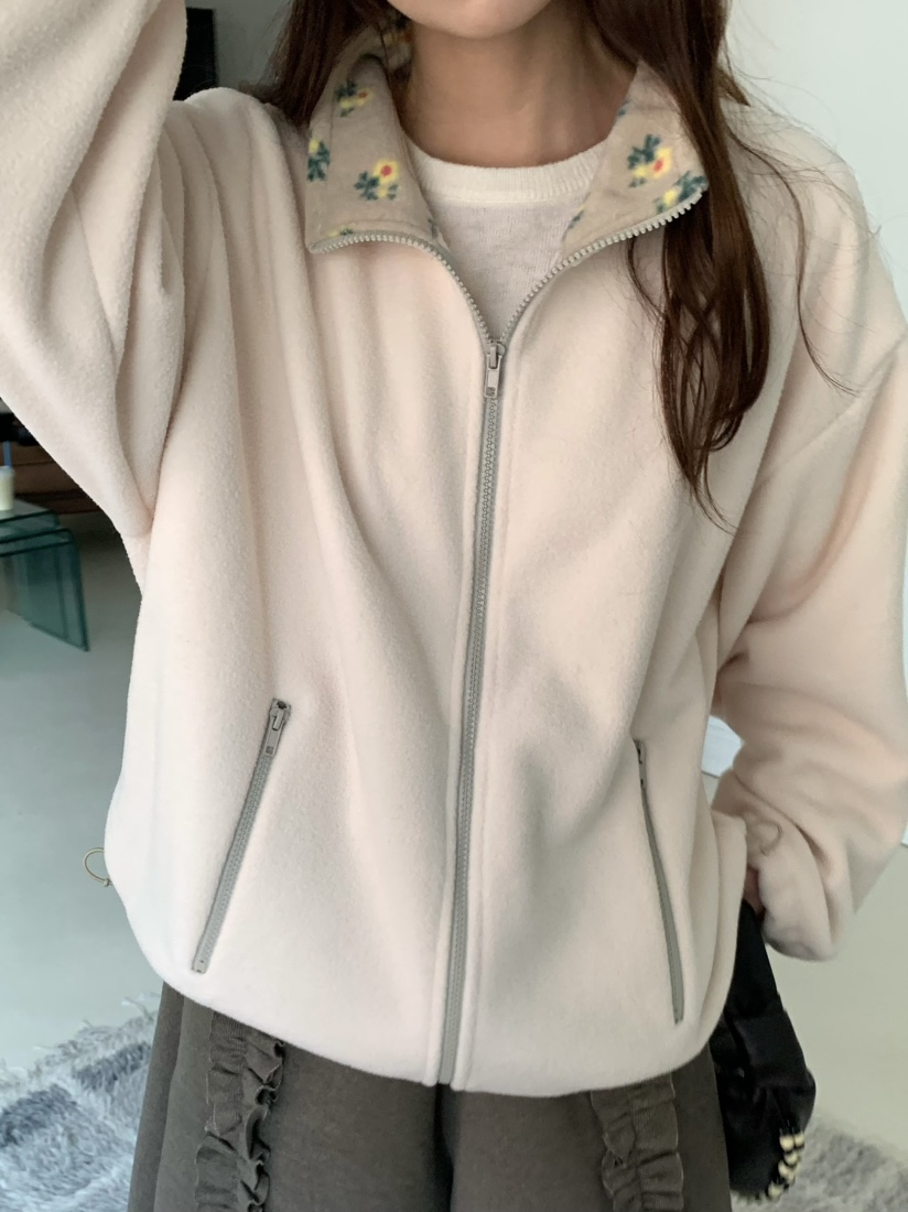 PEBBLE東大門㊣實拍女士新款人氣職業推薦熱賣25秋冬夾克拉鏈PEBBLE/LAYER夾克