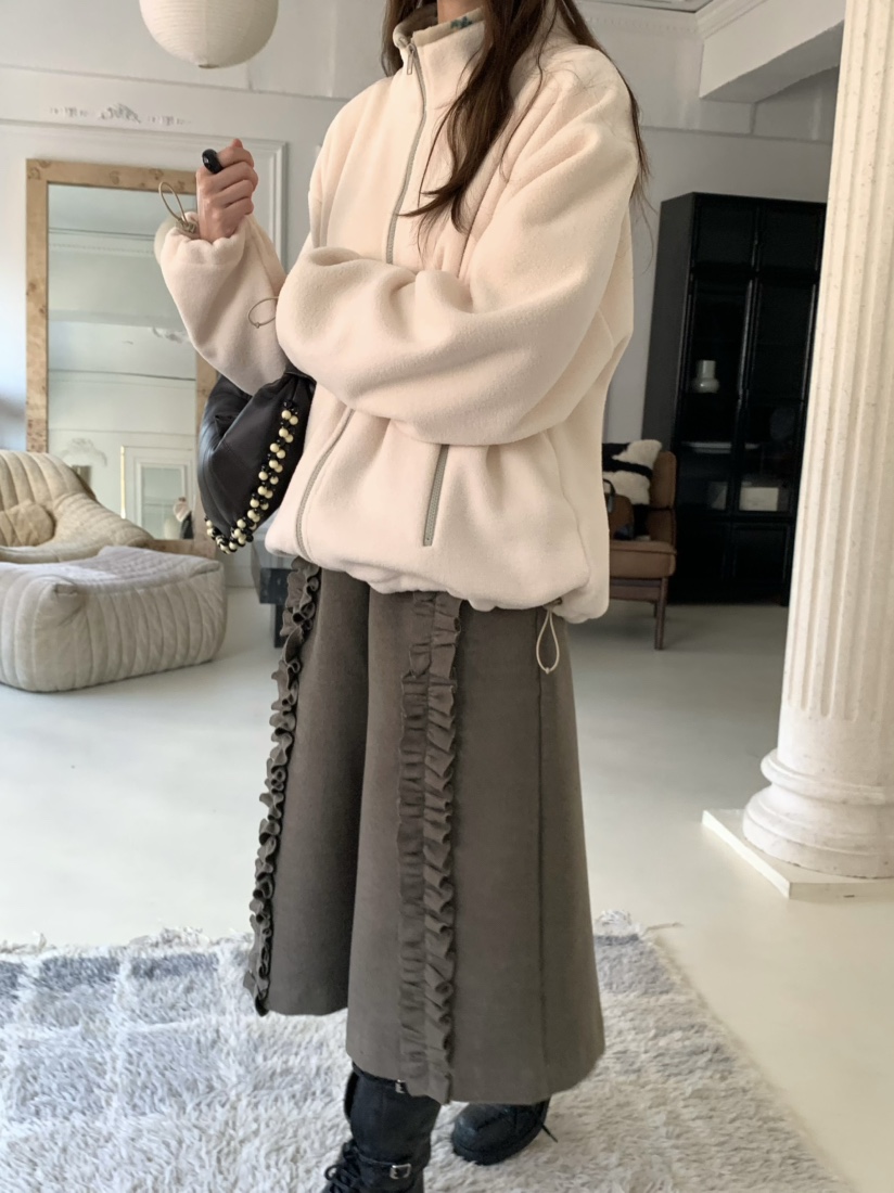 PEBBLE東大門㊣實拍女士新款人氣職業推薦熱賣25秋冬夾克拉鏈PEBBLE/LAYER夾克