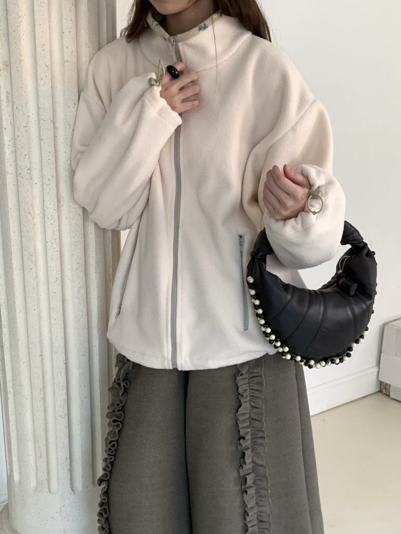 PEBBLE東大門㊣實拍女士新款人氣職業推薦熱賣25秋冬夾克拉鏈PEBBLE/LAYER夾克