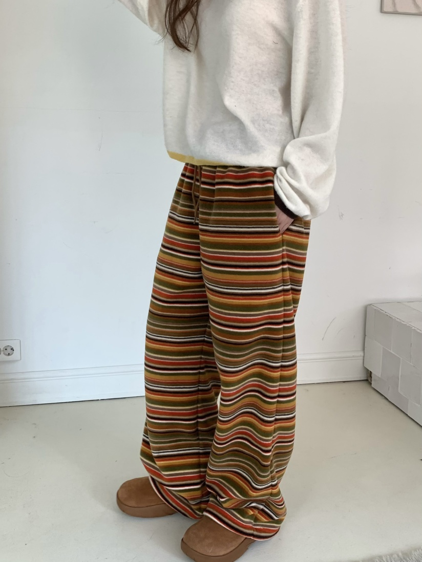 PEBBLE東大門㊣實拍女裝新品人氣真品25秋冬推薦休閑褲連帽衫PEBBLE休閑褲