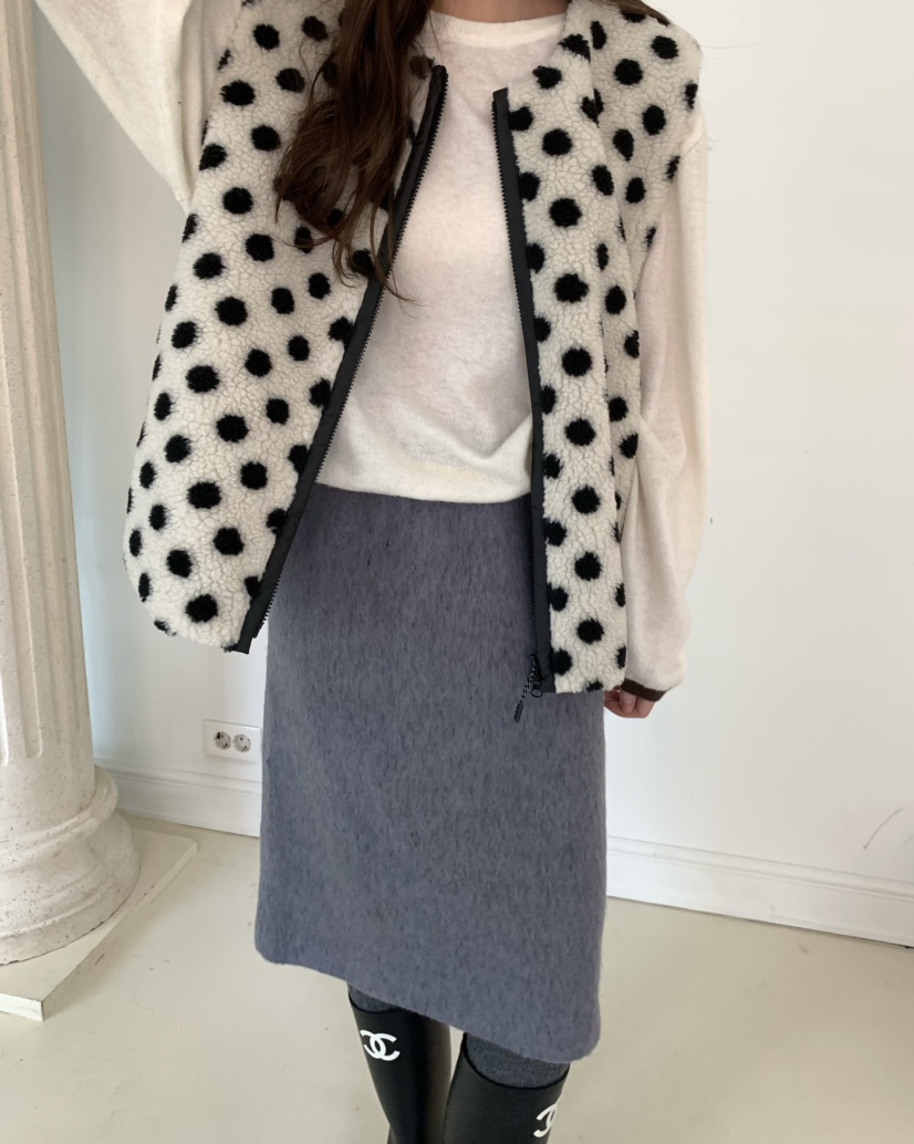 PEBBLE韓國直郵㊣女士新品時尚推薦人氣半身裙中短裙安哥拉PEBBLE/LAYER半身裙/中短裙