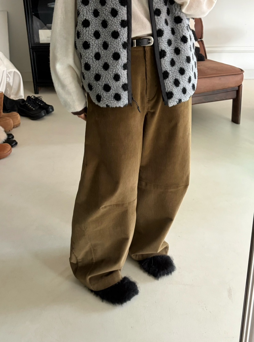 PEBBLE東大門㊣代購女裝新品人氣25秋冬職業熱賣休閑休閑褲PEBBLE/LAYER休閑褲