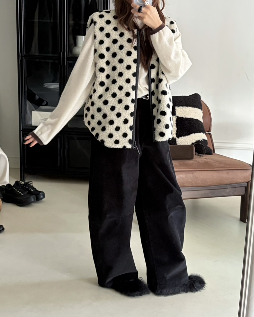 PEBBLE東大門㊣代購女裝新品人氣25秋冬職業熱賣休閑休閑褲PEBBLE/LAYER休閑褲