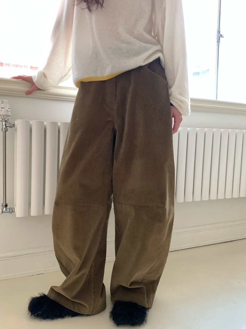 PEBBLE東大門㊣代購女裝新品人氣25秋冬職業熱賣休閑休閑褲PEBBLE/LAYER休閑褲