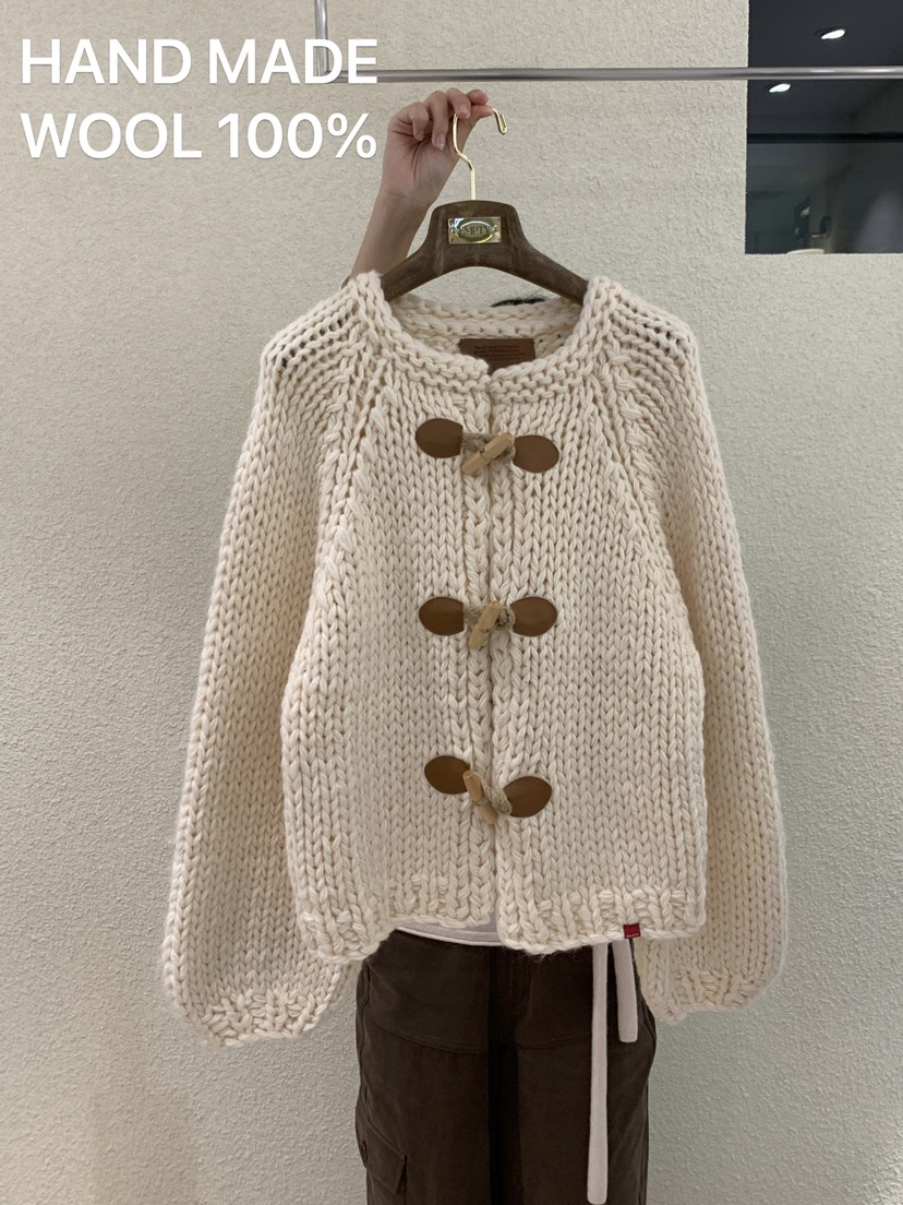 EMPTY東大門㊣代購女裝新品25秋冬熱賣推薦真品職業休閑毛衣EMPTY毛衣圖色1