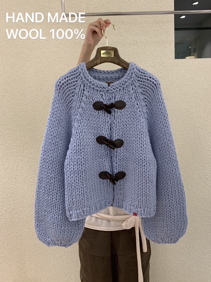 EMPTY東大門㊣代購女裝新品25秋冬熱賣推薦真品職業休閑毛衣EMPTY毛衣圖色2