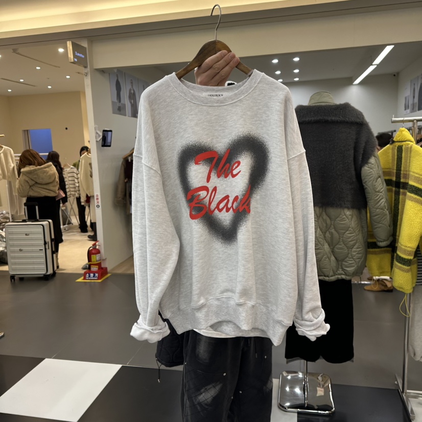 LADYBLACK東大門㊣實拍女裝新品職業時尚真品休閑25秋冬衛衣LADYBLACK衛衣圖色1