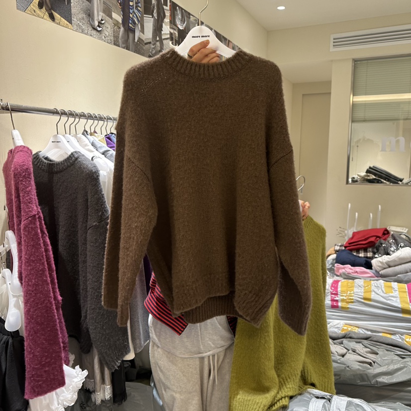 MOREMORE韓國直郵㊣女裝新款推薦職業人氣休閑25秋冬毛衣羊毛more more毛衣圖色3