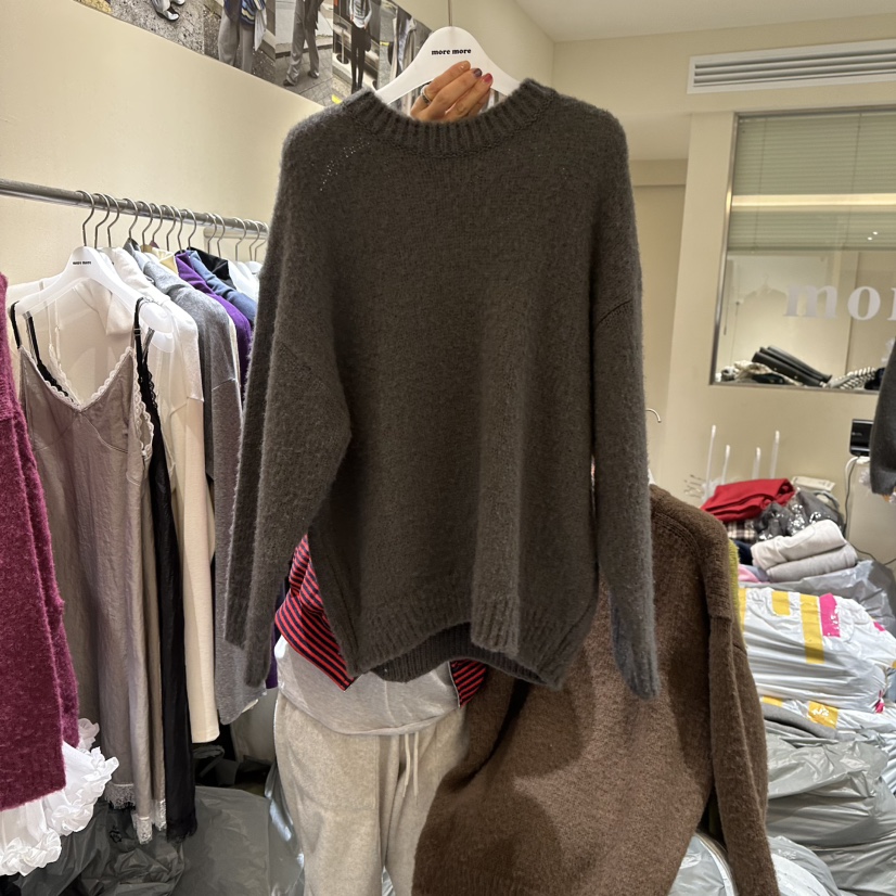 MOREMORE韓國直郵㊣女裝新款推薦職業人氣休閑25秋冬毛衣羊毛more more毛衣圖色4