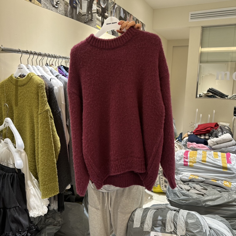 MOREMORE韓國直郵㊣女裝新款推薦職業人氣休閑25秋冬毛衣羊毛more more毛衣圖色5